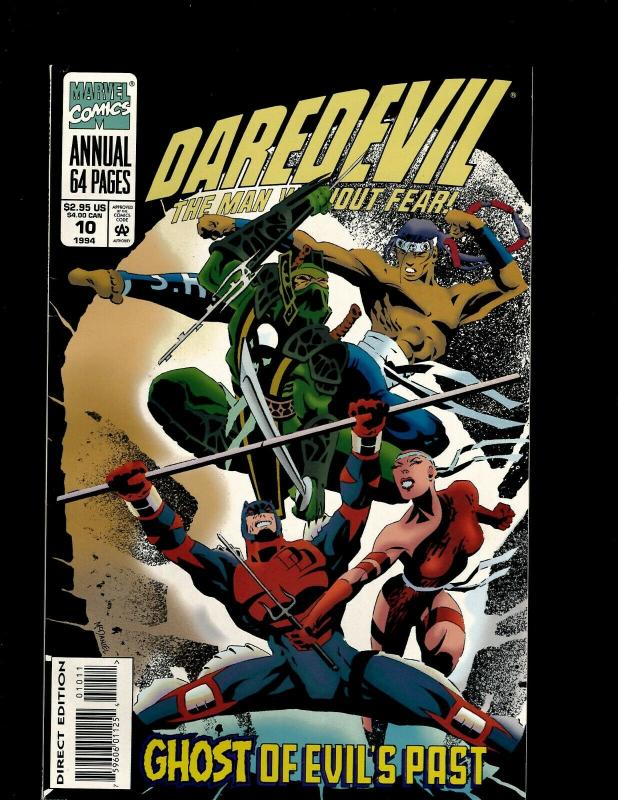 Lot of 6 Daredevil Marvel Comic Books 1 4 7 8 9 10 GK14