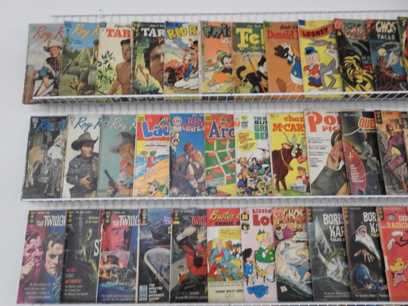 Huge Lot 120+ Golden/Silver Age Comics All Genres!! Lower Grade Readers!!