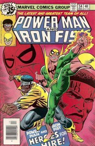 Power Man And Iron Fist #54 VG ; Marvel | low grade comic Heroes For Hire