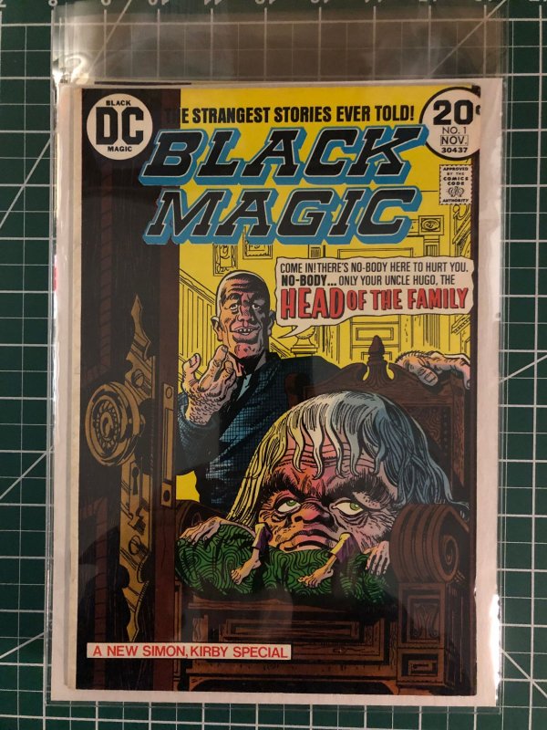 Black Magic #1 (x2), #3 (x2), #4, 5, 8 (1973)  Kirby and Simon artwork.