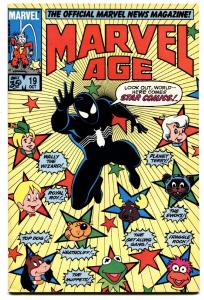 Marvel Age #19 First appearance of Black Costume -Amazing Spider-Man #252