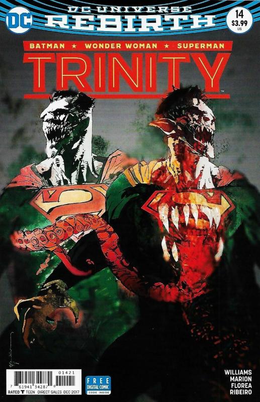 Trinity #14 Variant Cvr / Batman / Superman / Wonder Woman (DC, 2017) NM