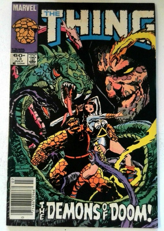 Thing #13 Marvel 1984 FN Copper Age 1st Printing Comic Book