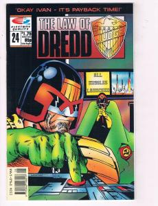 The Law Of Dredd #24 FN Fleetway/Quality Comics Comic Book Judge Dredd DE35