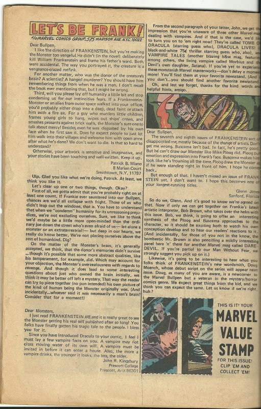 The Frankenstein Monster #11 (1974)