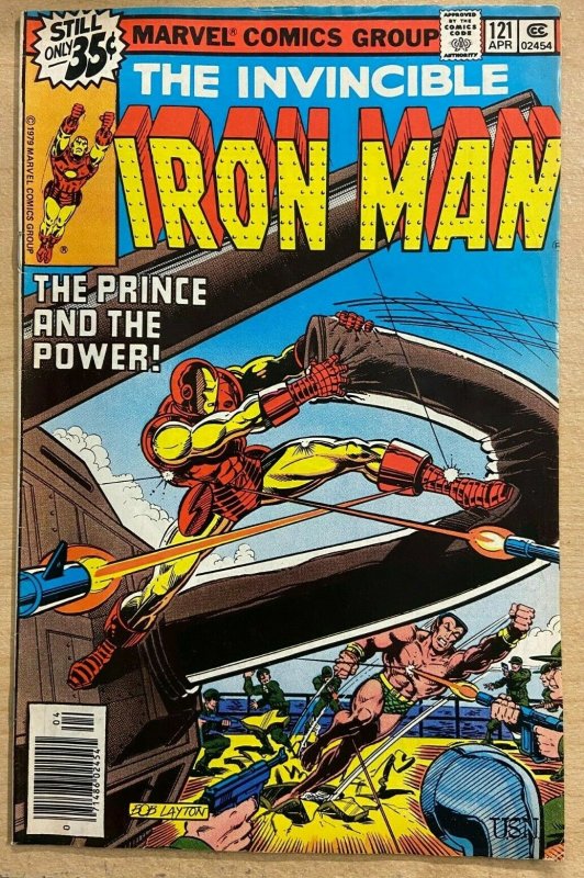 IRON MAN #121 (Marvel, 4/1979) FINE (F) Michelinie, Roxxon, Sub-Mariner, JRJr