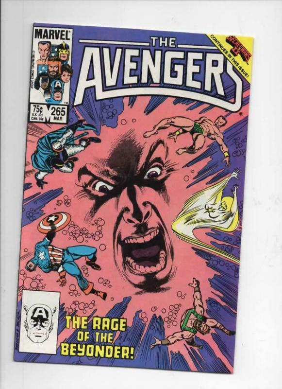 AVENGERS #265, VF/NM, Sub-Mariner, Captain, 1963 1986, more Marvel in store