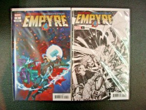 Avengers Fantastic Four Empyre #1 Variant One Per Store Set of 2 Marvel