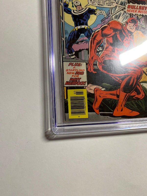 Daredevil 131 Cgc 9.8 Ow/w Pages 1st Bullseye Marvel Bronze Age