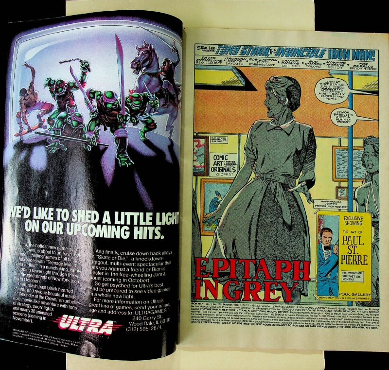 Iron Man #235 (Oct 1988, Marvel) - Very Fine