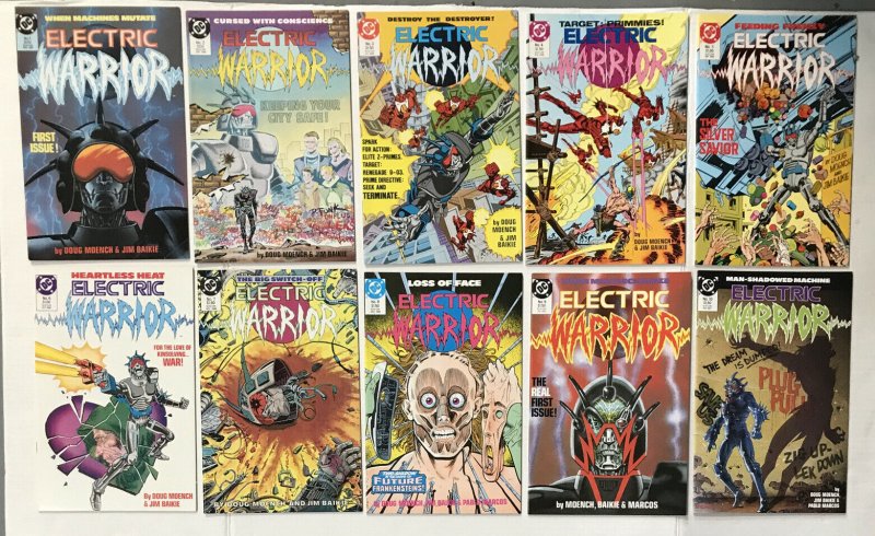 Electric Warrior #1-18 Lot Of 18 Complete Series