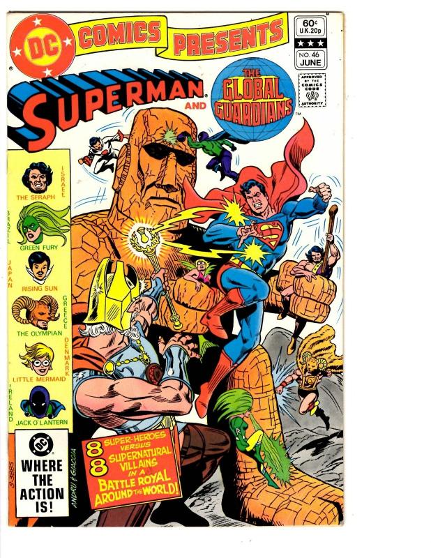 5 DC Comics Presents Comic Books #40 44 45 46 48 Superman Aquaman Firestorm BH24