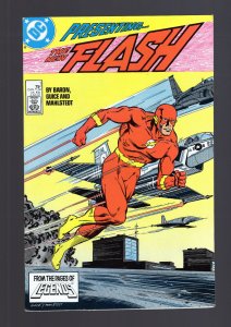 Flash #1 - 1st. Solo Series of the Flash (Wally West). (9.2) 1987