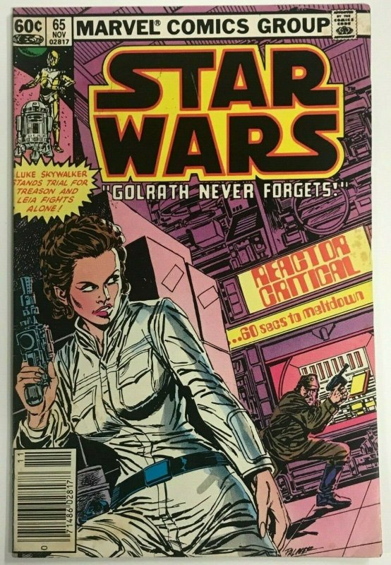 STAR WARS#65 FN/VF 1982 NEWSTAND EDITION MARVEL BRONZE AGE COMICS