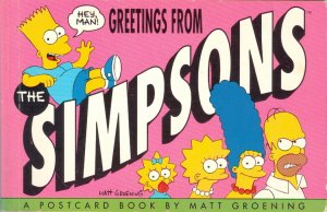 Greetings From the Simpsons 32 Postcards (1990) vf