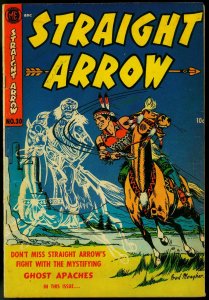 Straight Arrow #30 1953- Ghost Apaches- Fred Meagher- electric chair VG