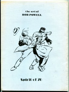 Art of Bob Powell fanzine 1978- lGolden Age- Shadow- Doc Savage FN