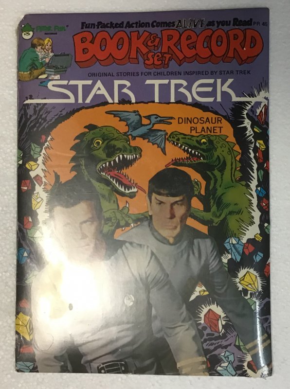 Star Trek: “Dinosaur Planet” Book and Record Set PR45