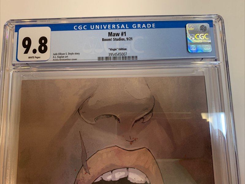 Maw (2021) # 1  (CGC 9.8) Virgin Variant Cover | Census=3