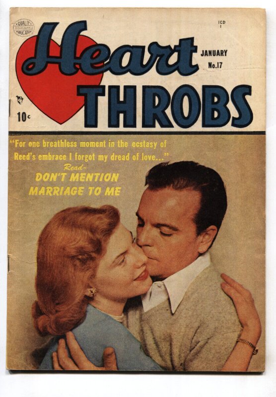 Heart Throbs #17 1953-Lingerie panels-Golden-Age romance comic book FN