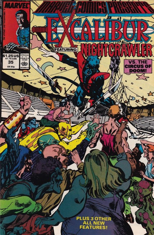 Marvel Comics Presents: Excaibur! Issue 35! 