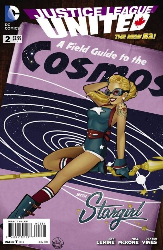 JUSTICE LEAGUE UNITED #02 (2014) ANT LUCIA | BOMBSHELLS STARGIRL | 1ST PRINT