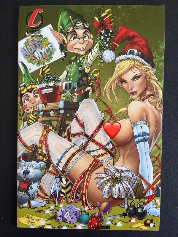 Notti & Nyce Jamie Tyndall Christmas Blonde Wraparound Artist Proof 1/10 NM+