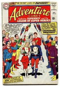 ADVENTURE-#337 comic book 1963-DC-SUPERBOY-LEGION OF SUPER-HEROES