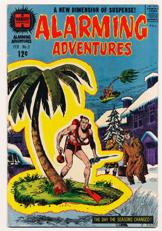 Alarming Adventures (1962) #1-3 VG/FN to FN, Complete series