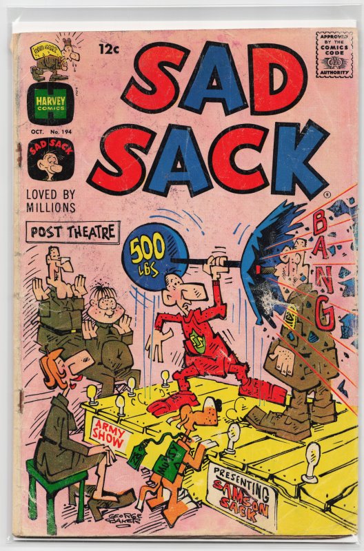 Sad Sack Comics #194 (1967) Sad Sack