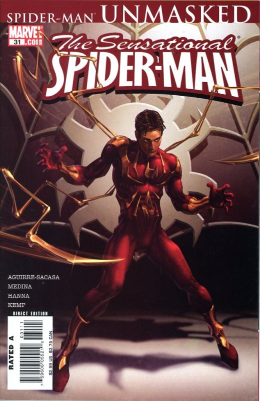 Sensational Spider-Man 31  9.0 (our highest grade)  Clayton Crain Cover!  2006