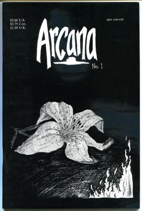 ARCANA #1 2 3, VF+, 1994, #1 Numbered and Signed by T S Wells and Rob Clark, 1-3