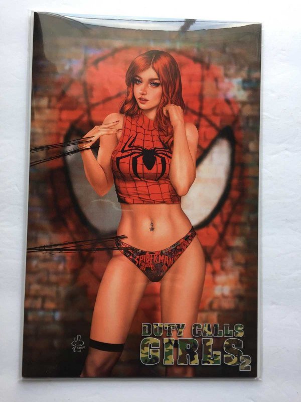 Tuxedo Tiger Comics Duty Calls Girls 2 Mary Jane Jackpot Variant