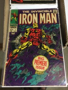 Iron Man 1-332 (not Complete) Grades Vary See Description Great Starter Set