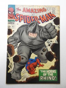 The Amazing Spider-Man #41 (1966) FN Condition! 1st App of the Rhino!