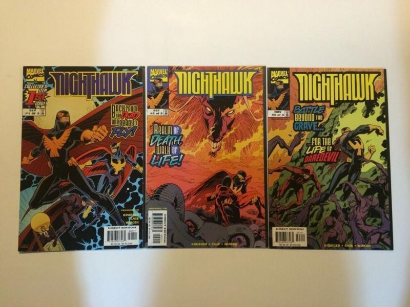 Nighthawk 1-3 Near Mint Lot Run Set