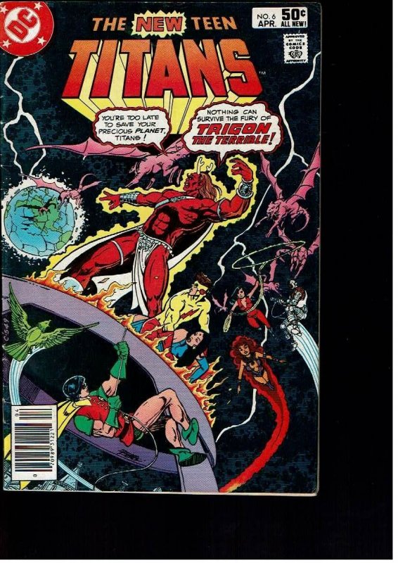 The New Teen Titans #6 (1981)VF