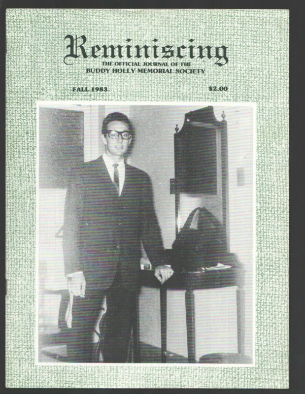 Reminiscing #28 1983-Journal of The Buddy Holly Memorial Society-info-pics-Bu... 