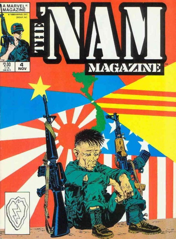 Nam Magazine, The #4 FN ; Marvel | Vietnam Michael Golden