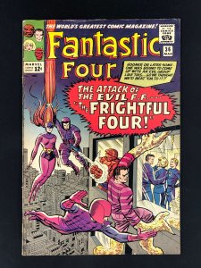 Fantastic Four #36 (1965) FR/GD 1st App Frightful Four & Medusa