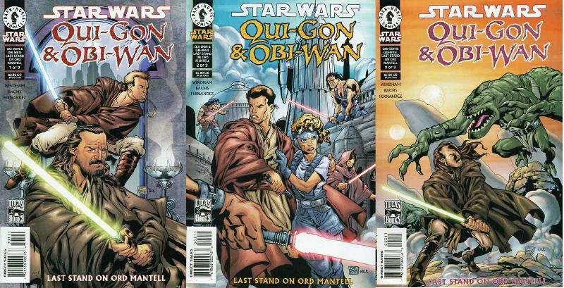 STAR WARS QUI-GON & OBI-WAN 1-3 line  cover Last Stand