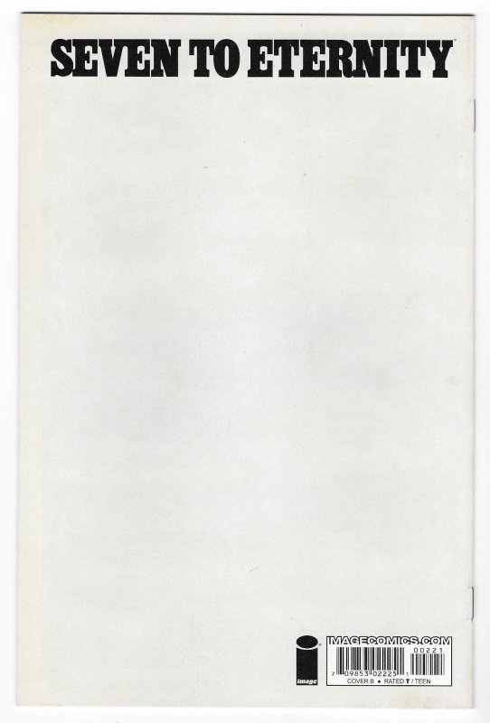 Seven To Eternity #2 Cover B (2016)