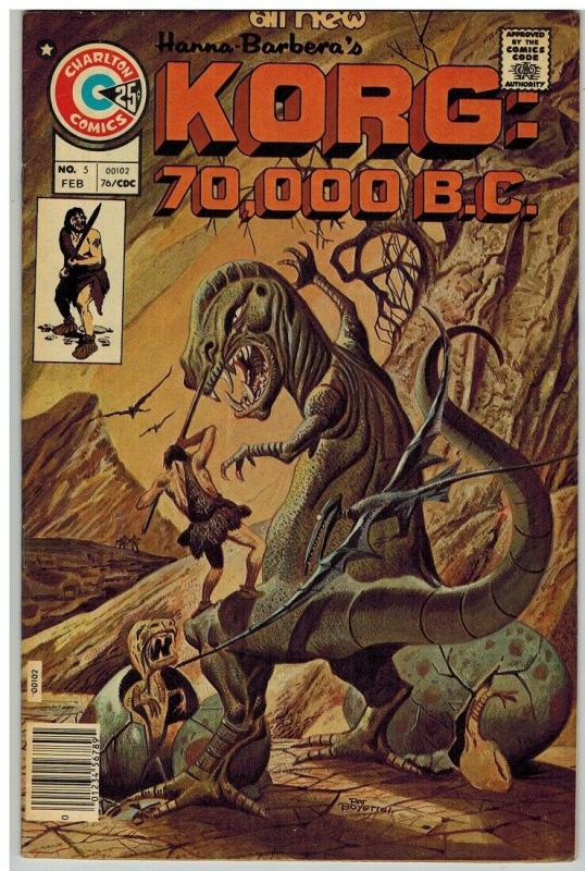 KORG:70,000 BC 5 VF Feb. 1976