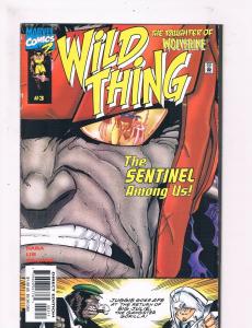 Wild Thing #3 VF 1st Print Marvel Comics 2 Wolverine Daughter X-Men DE3