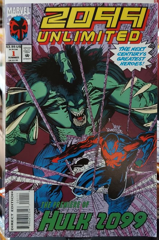 2099 Unlimited #1 NM 1st Appearance and Origin of Hulk 2099