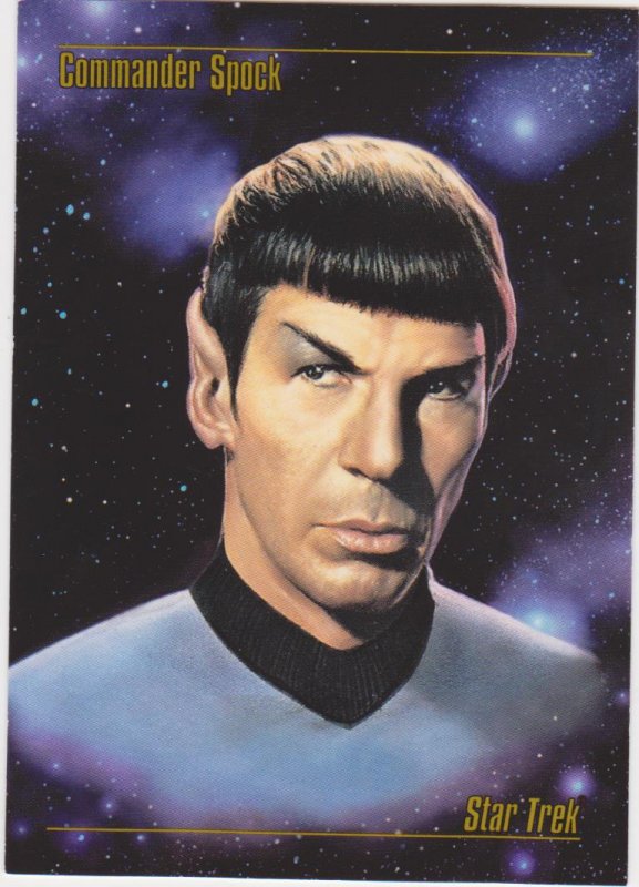 1993 Skybox Star Trek Master Series #2 Commander Spock