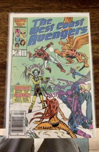 West Coast Avengers #10 Newsstand Edition (1986)