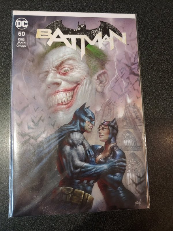 Batman #50 Lucio Parrillo Trade Dress Color Variant Catwoman Joker Wedding Issue