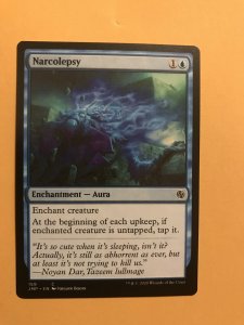 NARCOLEPSY card : Magic the Gathering MTG card; JUMPSTART 2020 NM/M