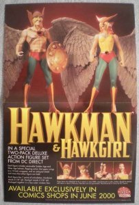 HAWKMAN HAWKGIRL Promo poster, 11x17, 1999, Unused, more Promos in store